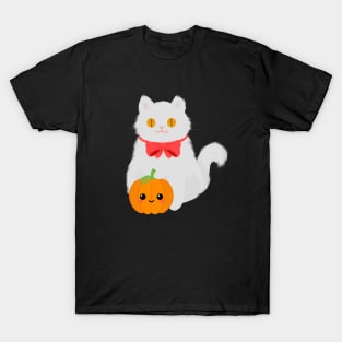 cat and pumpkin T-Shirt